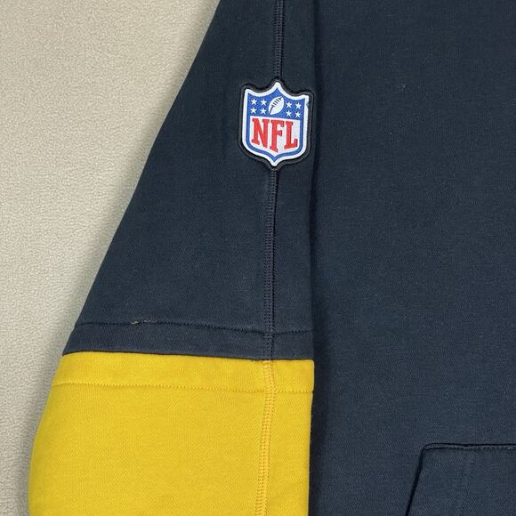 Nike NFL Hoodie Mens M‎ Black Pittsburgh Steelers Sideline Team Issue Sweatshirt - Picture 8 of 13